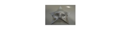 Masque étoile argenté
