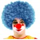 Perruque bleu clown
