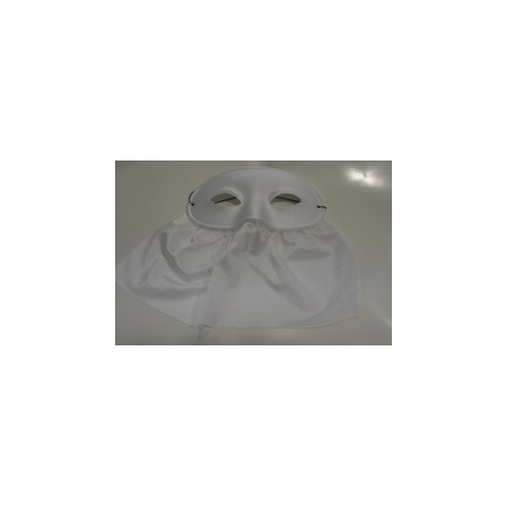 Masque bavette blanc