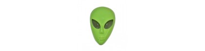 Masque alien vert