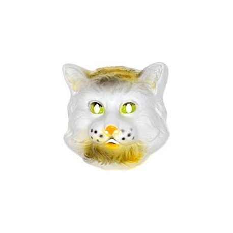 Masque chat en plastique