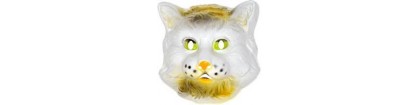 Masque chat en plastique