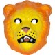 Masque lion en plastique