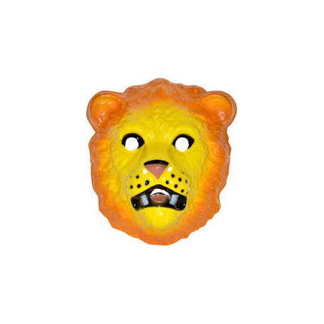 Masque lion en plastique