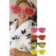 Lunette jumbo rouge