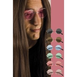 Lunettes hippie rose