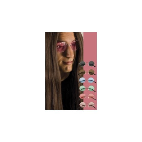 Lunettes hippie rose