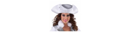 Tricorne luxe blanc