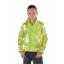 Chemise disco verte enfant