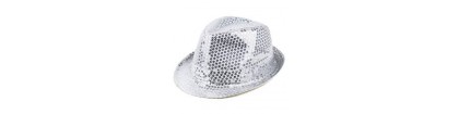 Borsalino pailleté argent