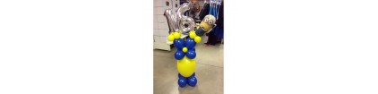 Colonne ballons minion