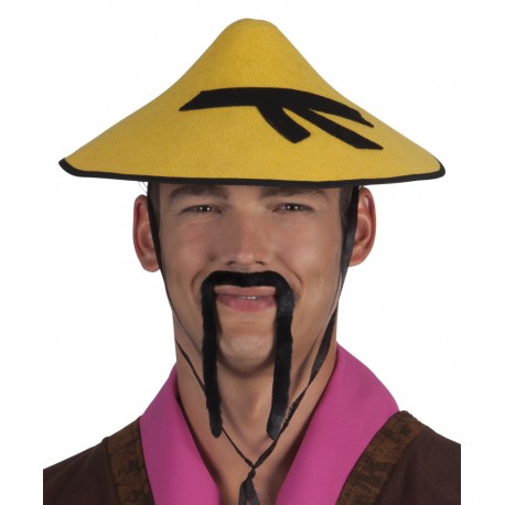 Chapeau de chinois jaune