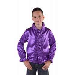 Chemise disco mauve enfant