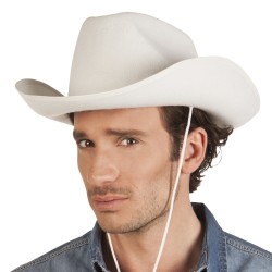 chapeau cow boy blanc