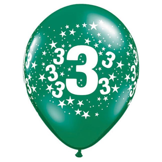 Ballon 3 Ans Multi Le Cotillon Ballon 3 Ans Multi Le Cotillon