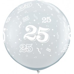 Ballon 25 ans 1 mètre de diamètre