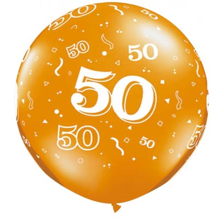 Ballon 50 ans 1 mètre de diamètre