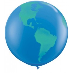 Ballon Monde 1 mètre de diamètre