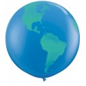 Ballon Monde 1 mètre de diamètre
