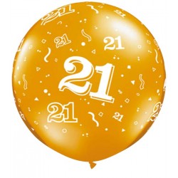 Ballon 21 ans 1 mètre de diamètre