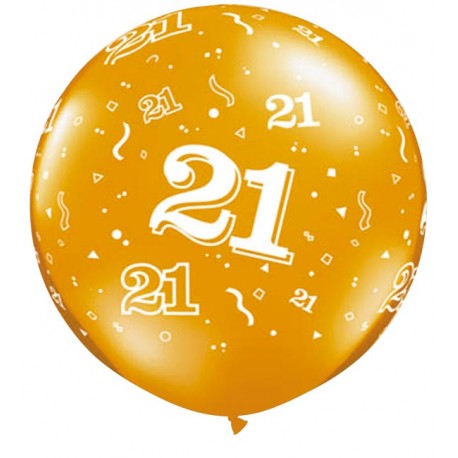 Ballon 21 ans 1 mètre de diamètre