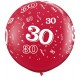 Ballon 30 ans 1 mètre de diamètre