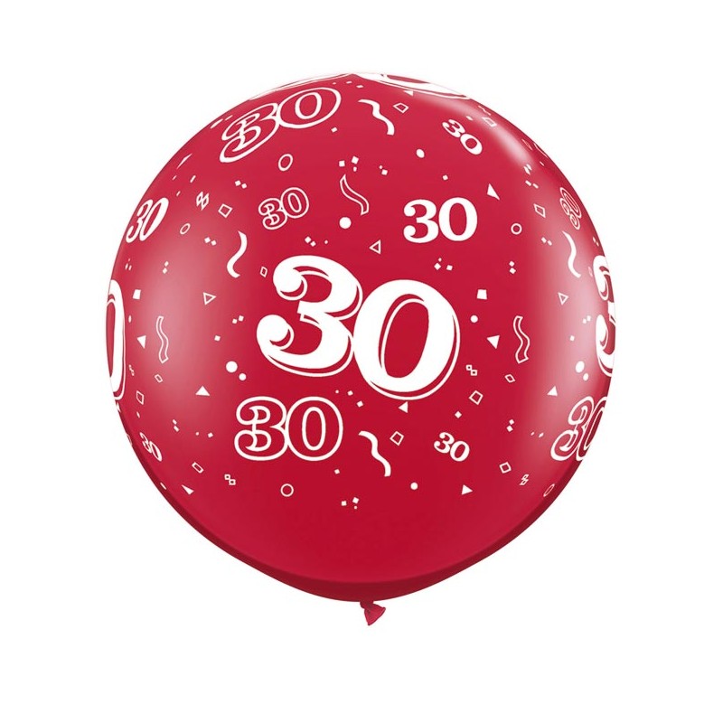 Ballon 30 ans 1 mètre de diamètre - Le Cotillon