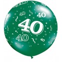 Ballon 40 ans 1 mètre de diamètre