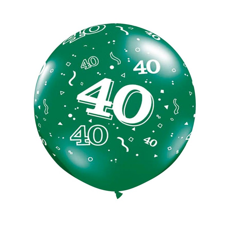 Ballon 40 ans 1 mètre de diamètre - Le Cotillon