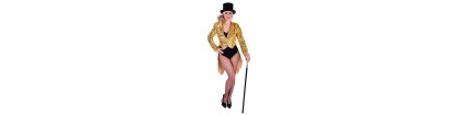 veste paillette or dame