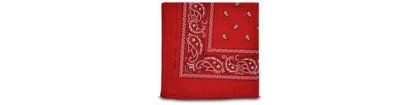 Foulard rouge de cow boy