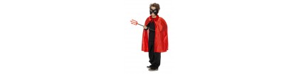 Cape diable rouge enfant