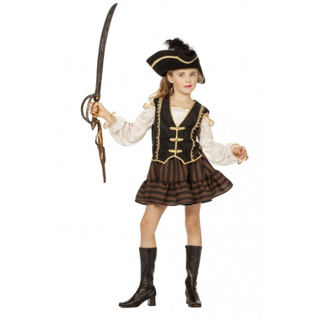 Pirate brun fille