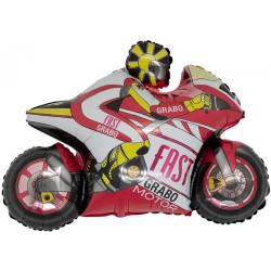 Ballon moto gp rouge