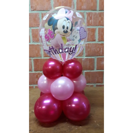 Ballon pied rose naissance