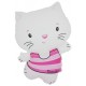 Ballon hello kitty blanc