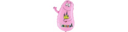 Ballon barbapapa rose