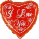 Ballon coeur i love you