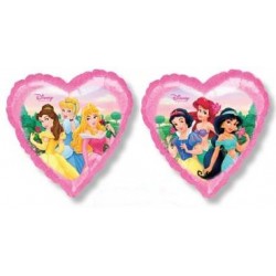 Ballon coeur princesse disney