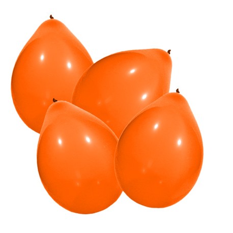 Ballon par 100 orange