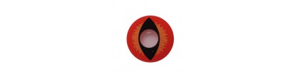 Lentilles metal rouge 3 mois