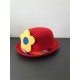 Chapeau clown rouge