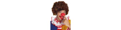 Perruque clown brun