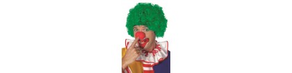 Perruque clown verte