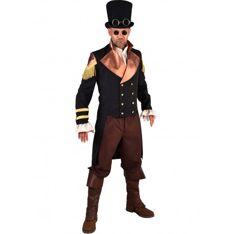 Steampunk homme noir