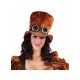 Chapeau steampunk brun