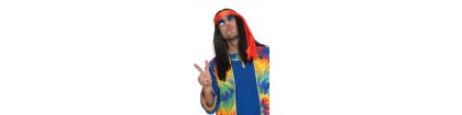 Perruque hippie homme