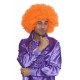 Perruque super afro orange