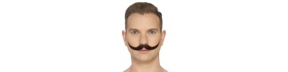 Moustache anglaise brune