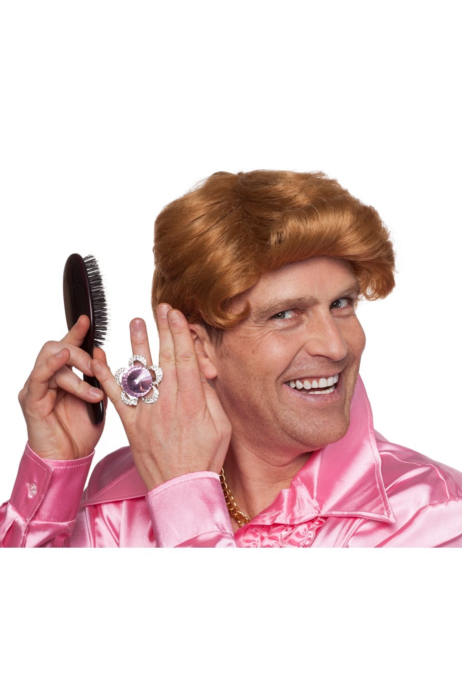 perruque rousse homme